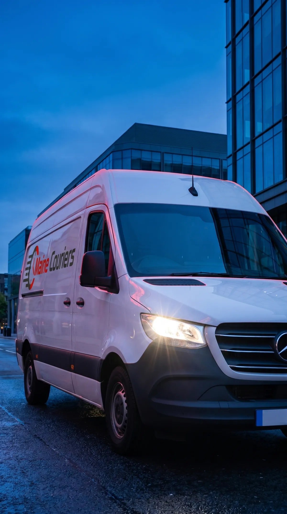 Maine Couriers van — same day courier Coventry