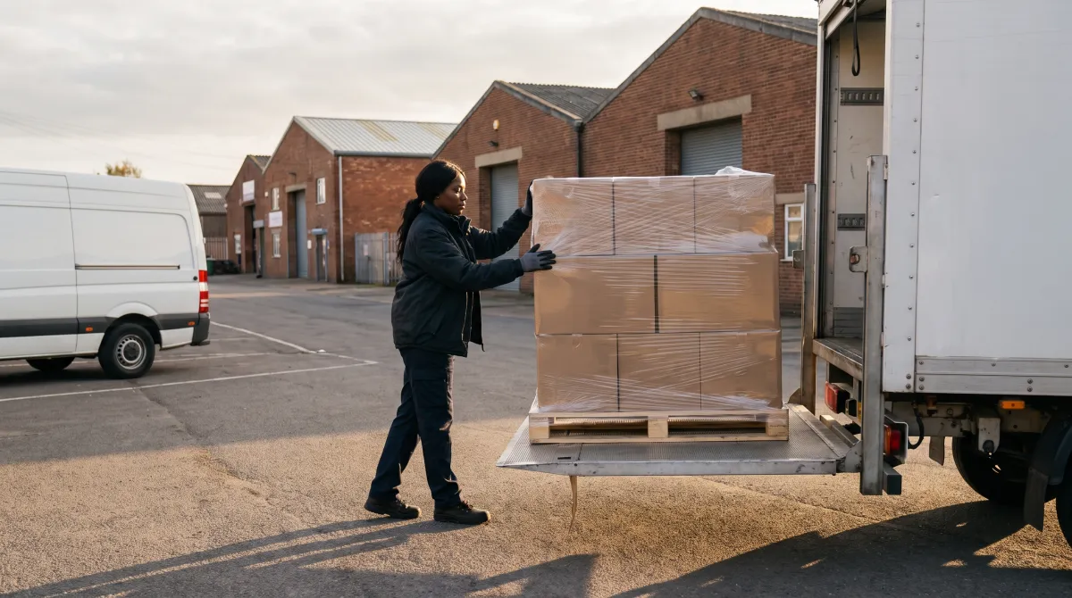 Same day courier vs pallet network